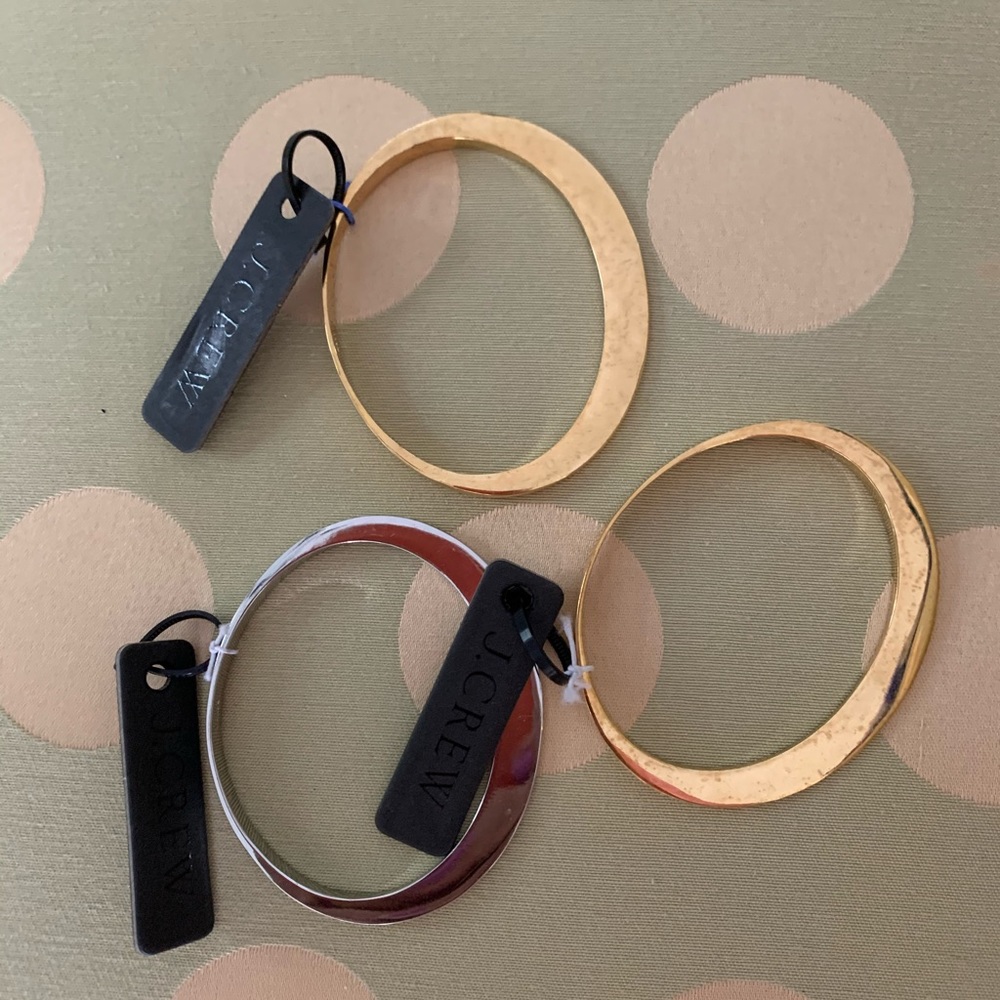 J CREW Bundle of Three Bracelet Bangles